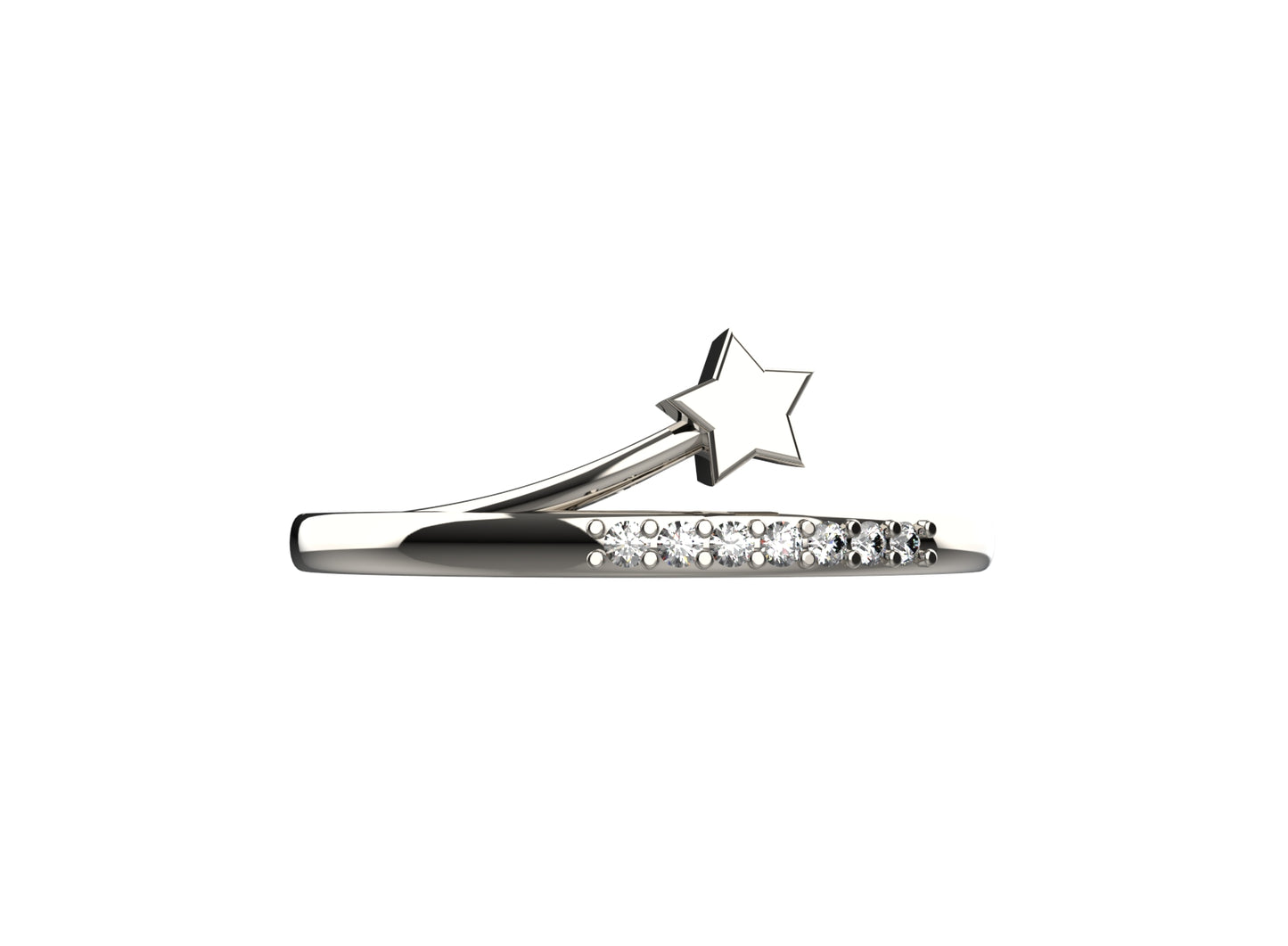 Everyday wear ring for women made with 925 silver in a clean minimal design