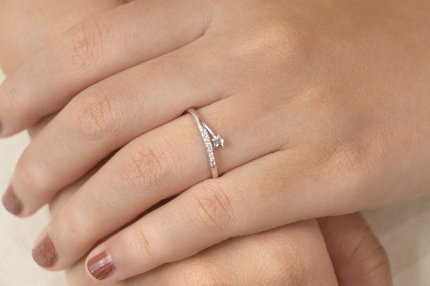 925 silver minimal ring for women – perfect for daily wear and casual style