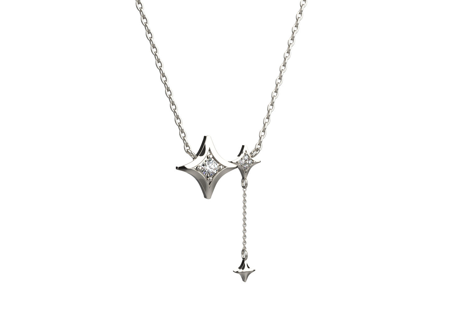 Minimal 925 sterling silver pendant necklace for women, perfect for everyday wear with a timeless design
