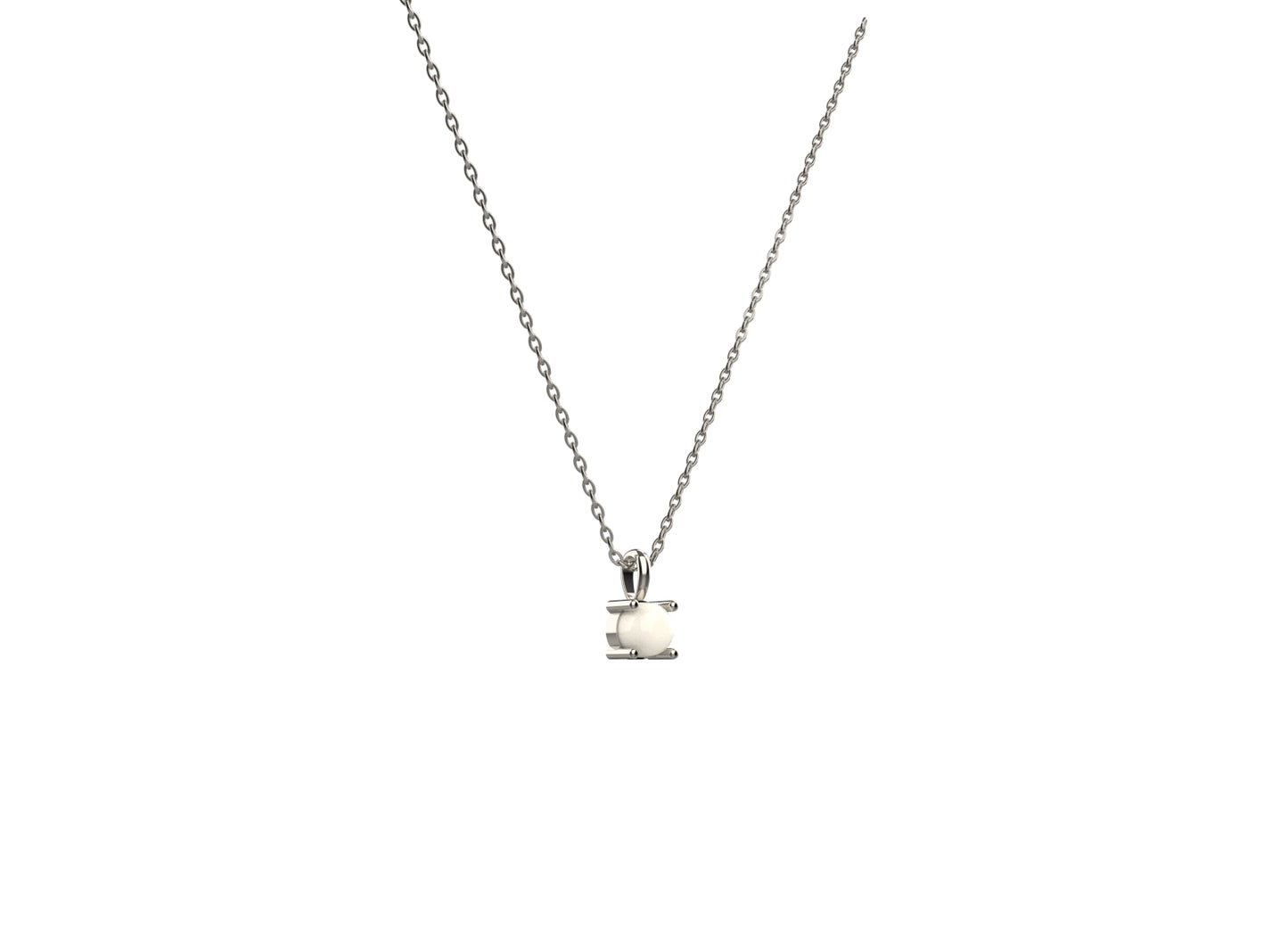 Minimalist women’s pendant with pearl, crafted in high-quality 925 sterling silver for everyday elegance