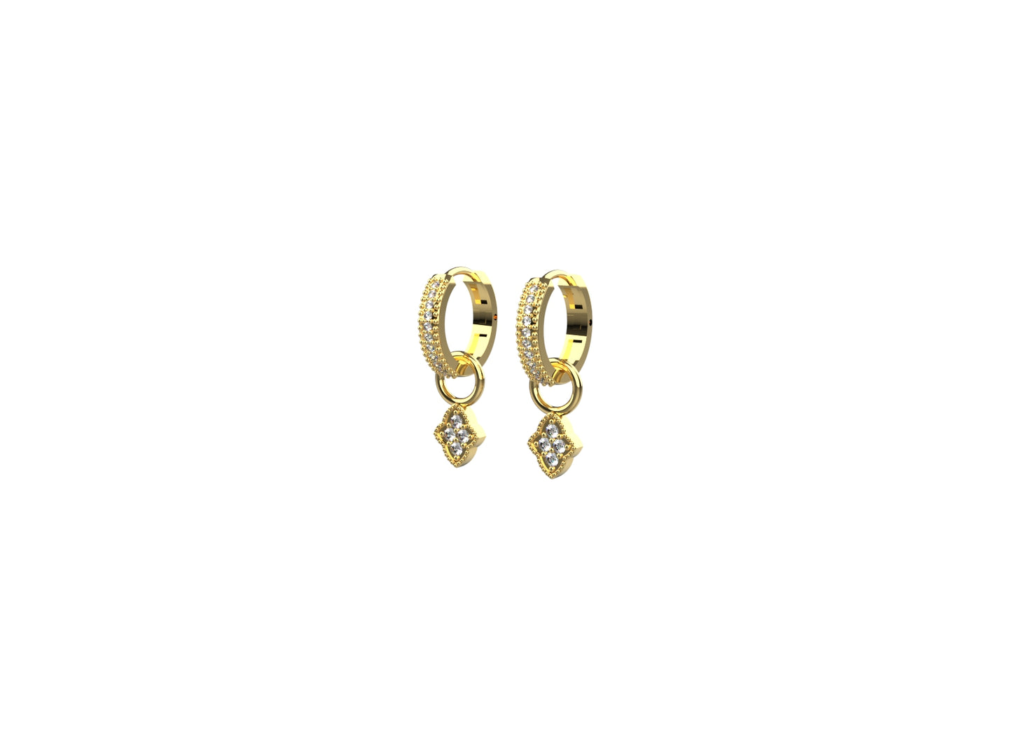 925 silver jewellery – gold hoop earrings for women with an elegant touch