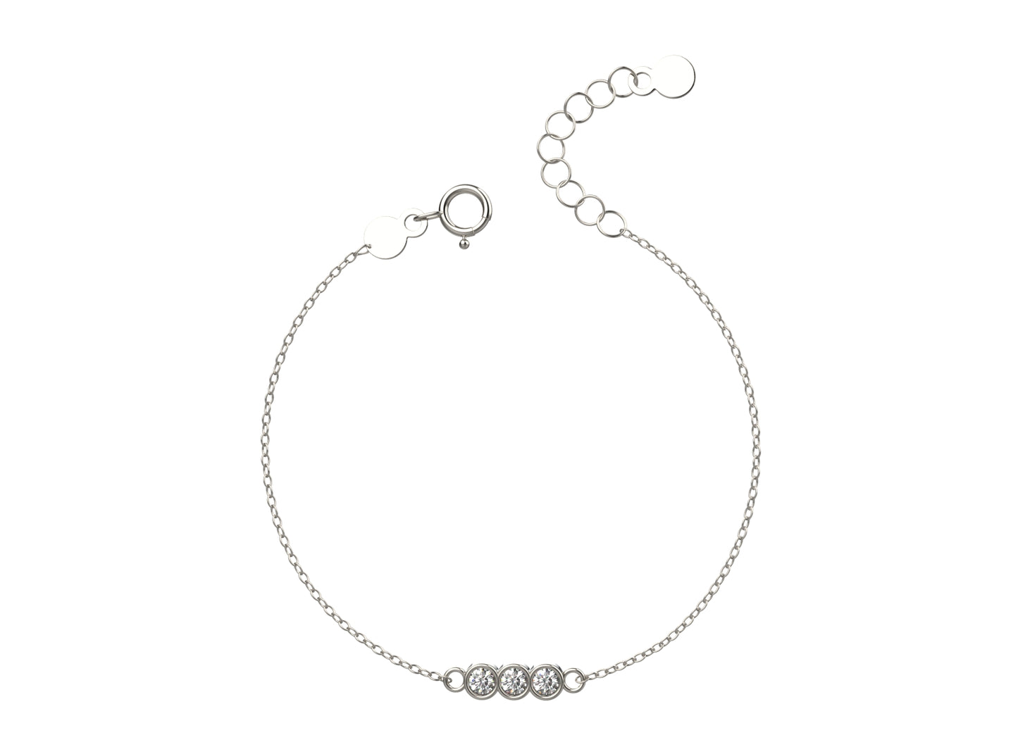 Minimal bracelet for women in 925 silver, perfect for daily wear and subtle style