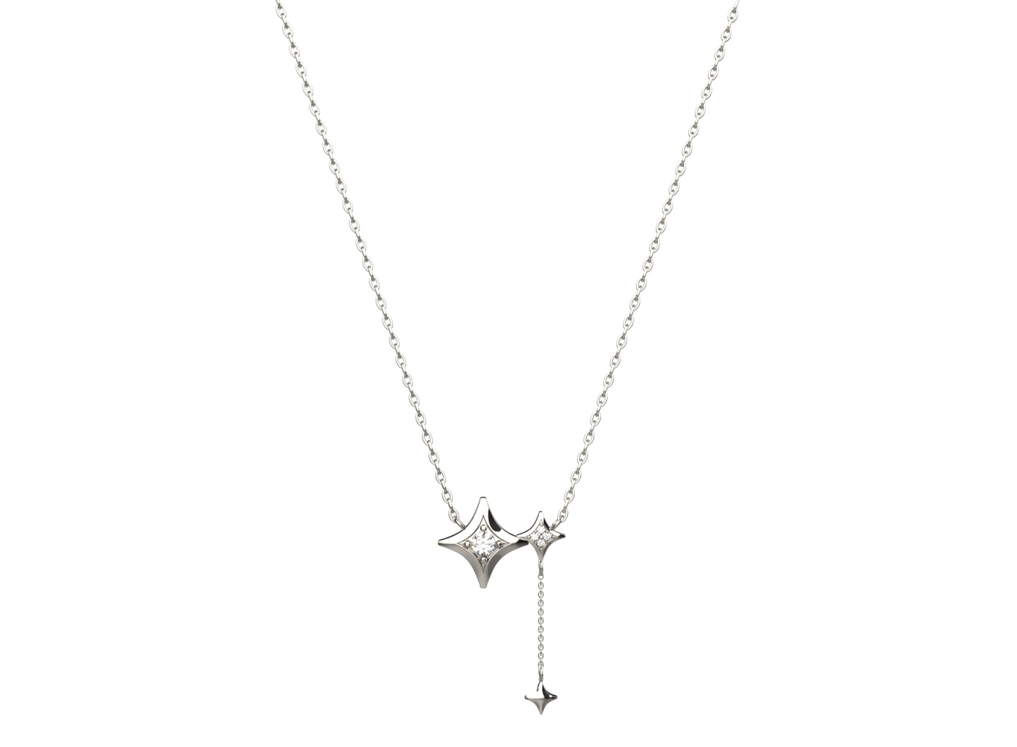 Minimal pendant necklace for women in 925 sterling silver, designed for daily wear with a sleek and modern style
