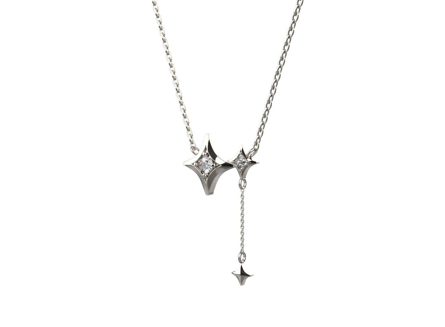 Minimalist Star Necklace in Sterling Silver - Everyday Elegant Jewelry | Ratna