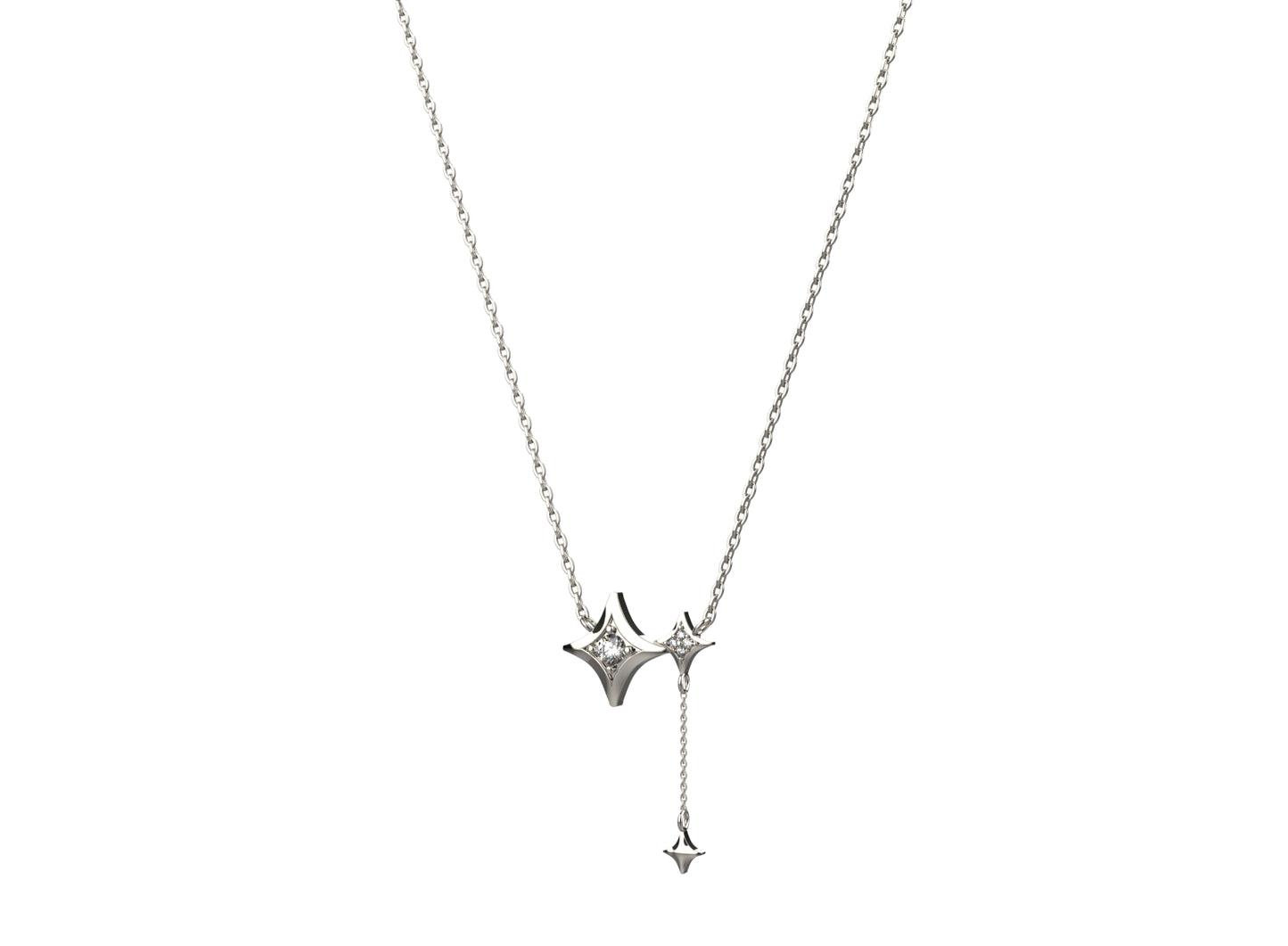Sleek and minimal pendant necklace in 925 sterling silver, designed for women who appreciate everyday elegance