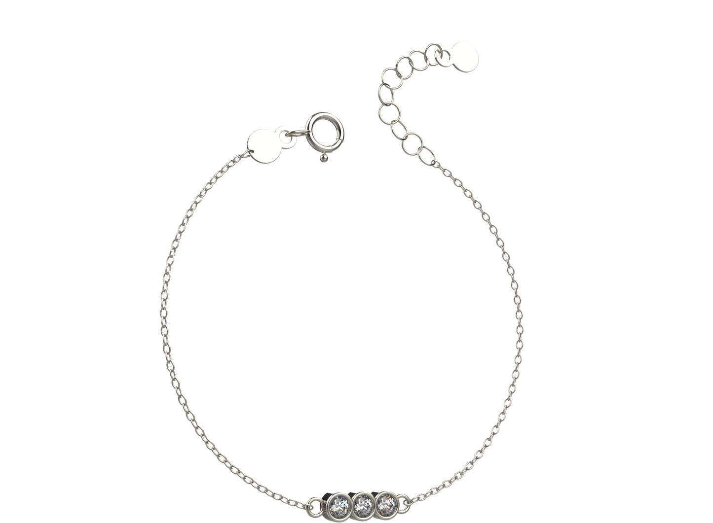 Women's minimal bracelet in 925 silver, a simple yet graceful choice for everyday jewellery