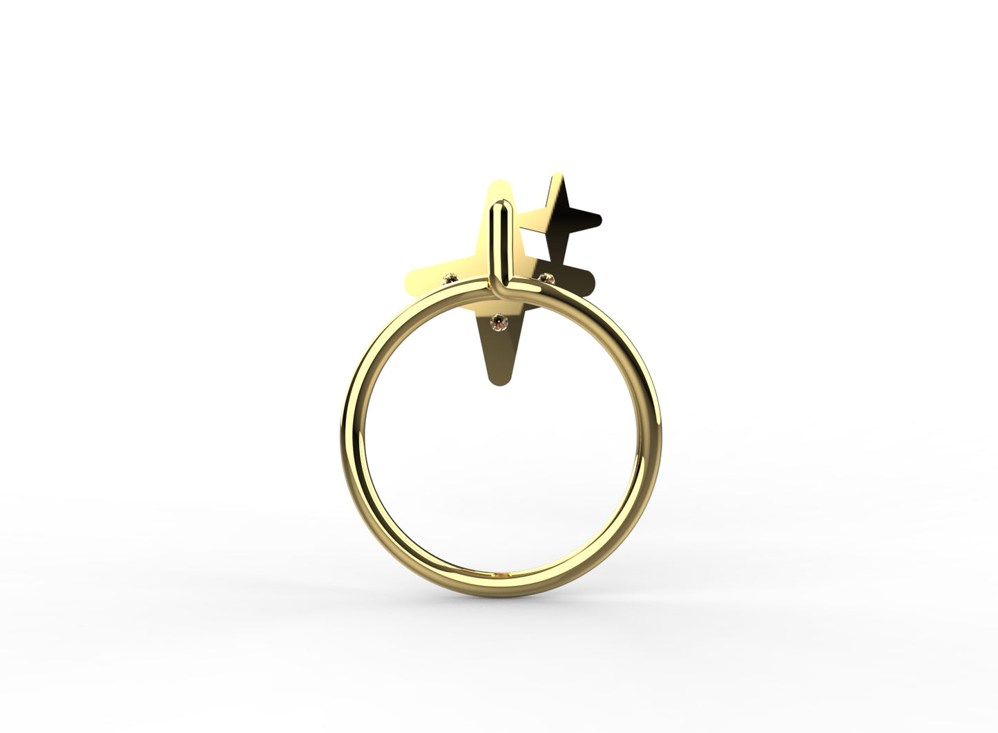 Minimal Gleam Nose Pin 925 Sterling silver