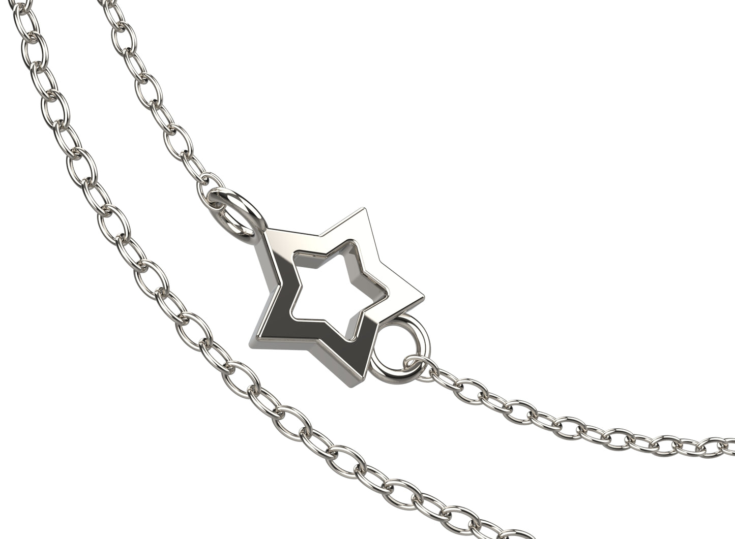 Star Trio Bracelet 925 Sterling silver