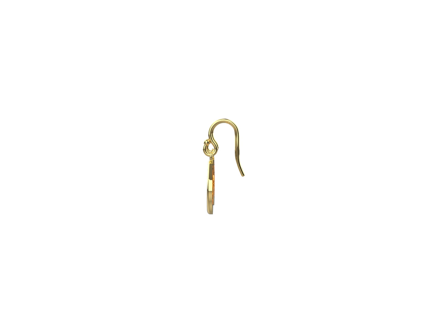 Stylish Essence Gold-Plated Earrings Sterling silver