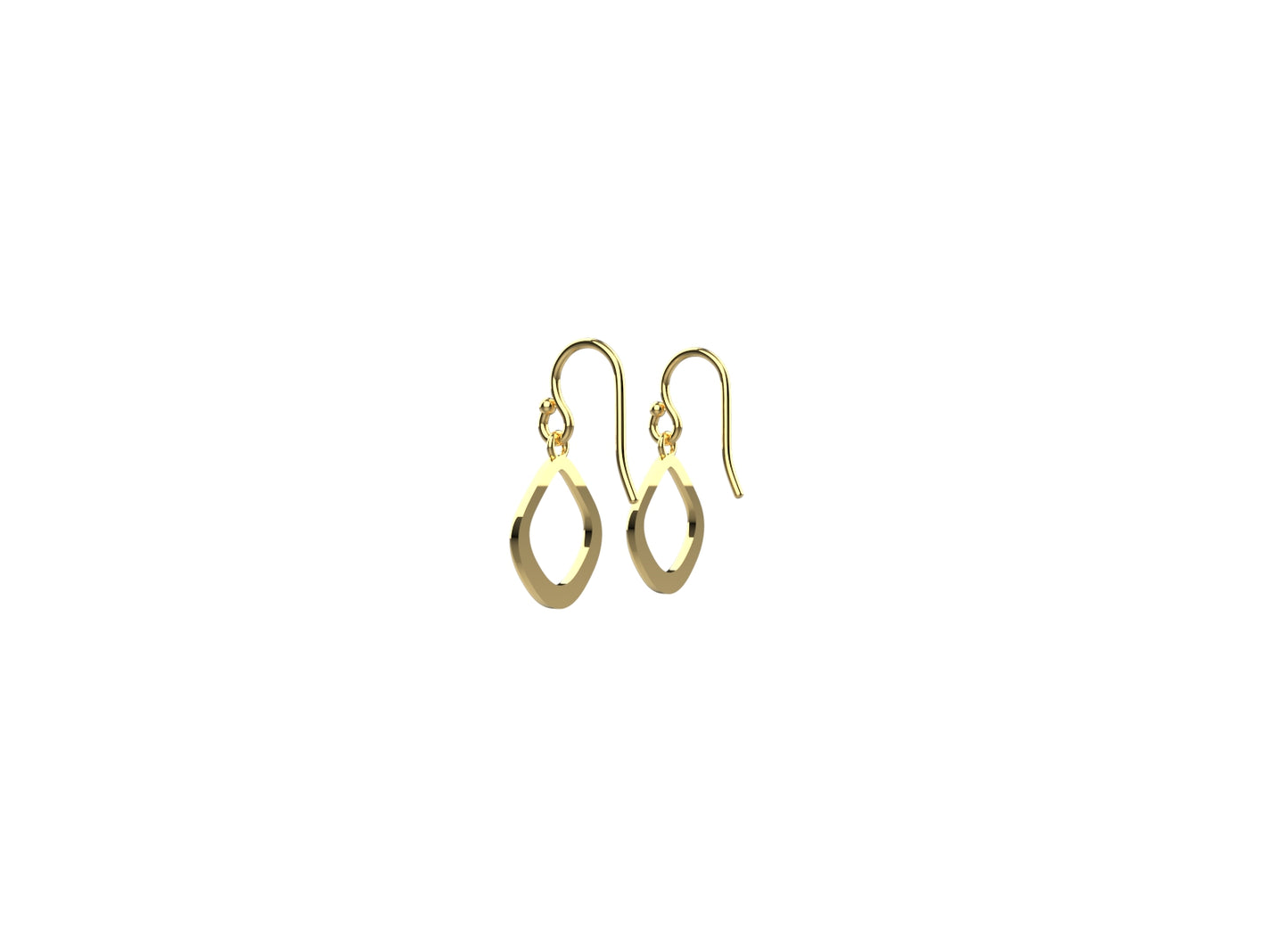 Stylish Essence Gold-Plated Earrings Sterling silver