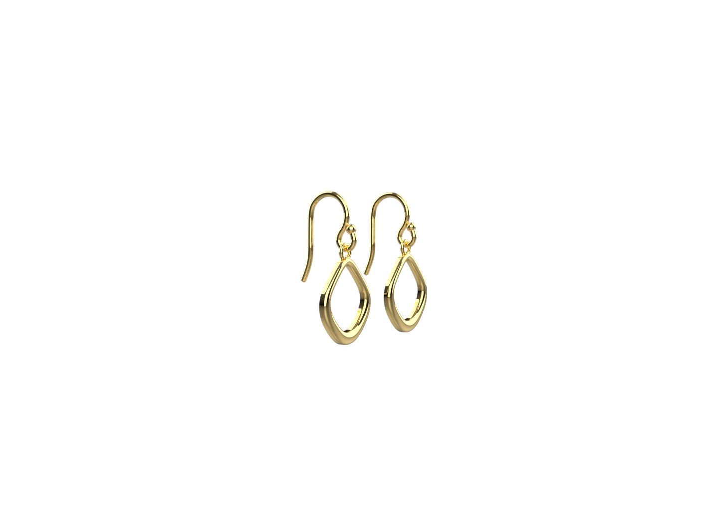 Stylish Essence Gold-Plated Earrings Sterling silver