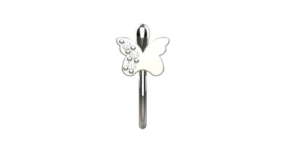 925 silver butterfly shape nose cuff for women – no piercing nose pin designed to add a playful charm