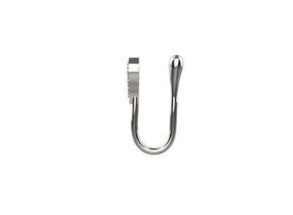 Dainty 925 silver heart shape nose cuff for women – no piercing needed nose pin for a chic and comfortable feel