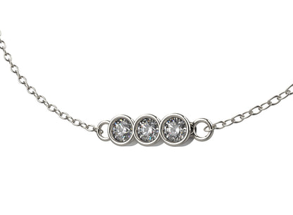 Handcrafted minimal bracelet in 925 silver for women, suitable for daily styling