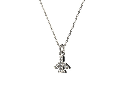 Modern 925 silver airplane pendant necklace designed for women’s minimal jewellery collection