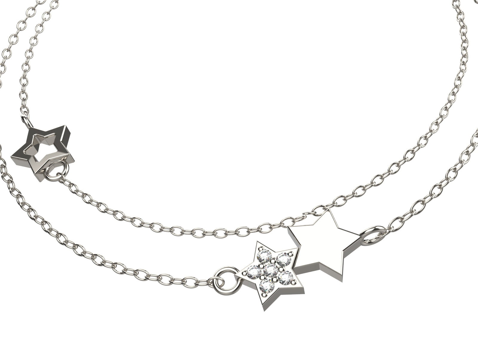 Simple and minimal bracelet for women made from 925 silver, perfect for modern styling