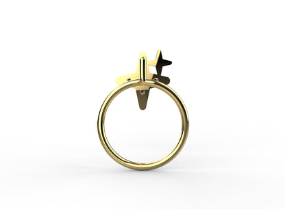 Minimal Gleam Nose Pin 925 Sterling silver